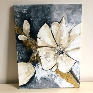 Original Acrylic painting Magnolia.